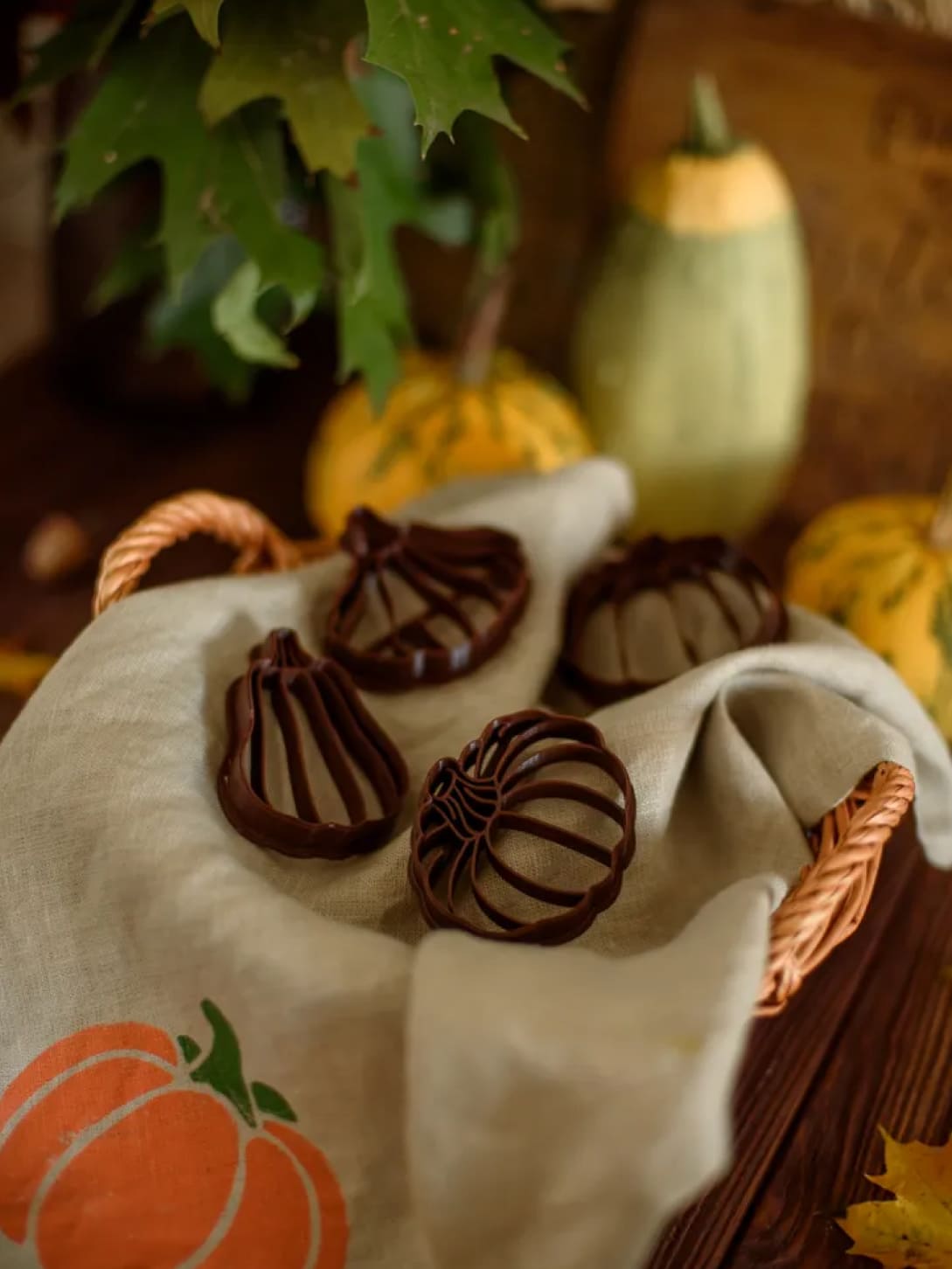 A set of forms for baking "Pumpkin