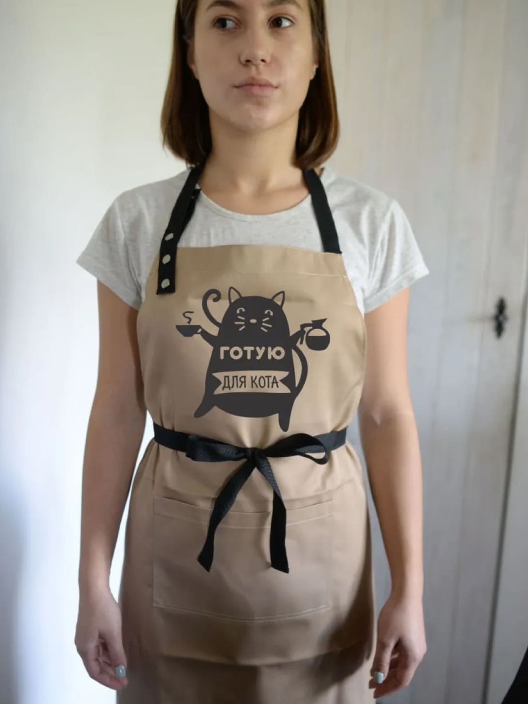 Apron "Cooking for a cat